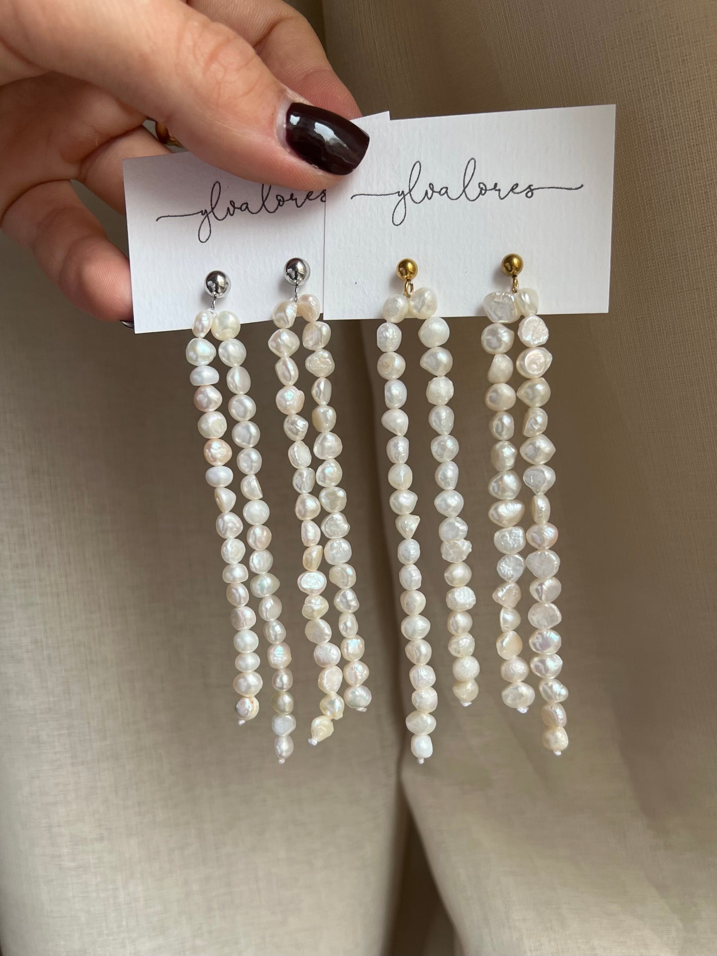 Santas Pearls Ohrring