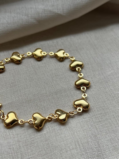 Armband Golden Heart