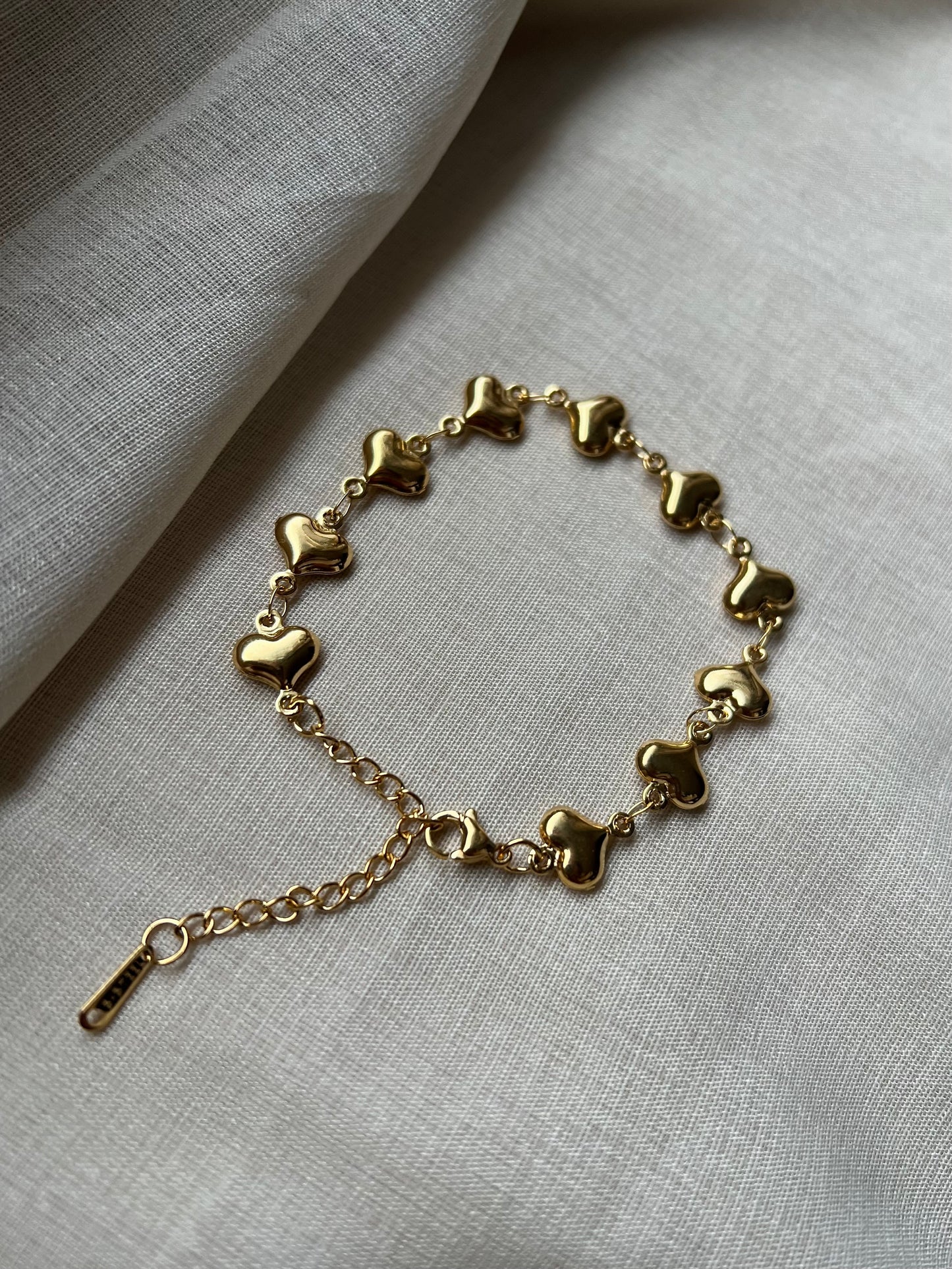 Armband Golden Heart