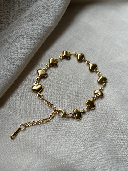 Armband Golden Heart
