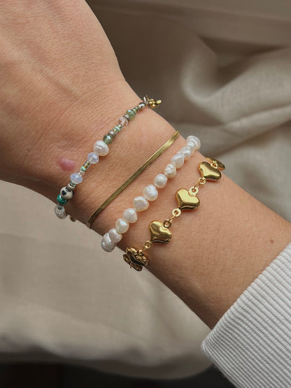 Armband Golden Heart