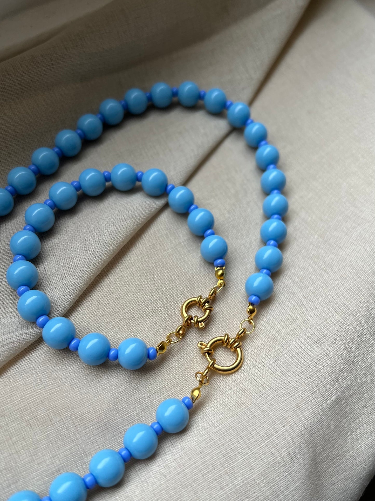 Dotty Blue Armband