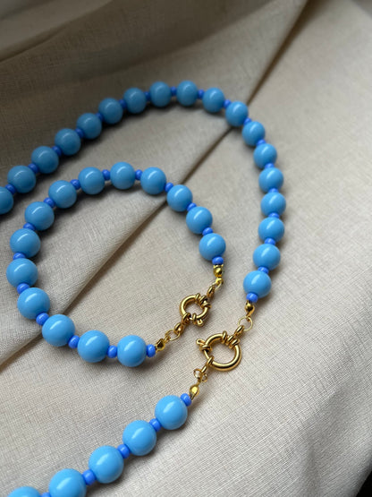Dotty Blue Armband