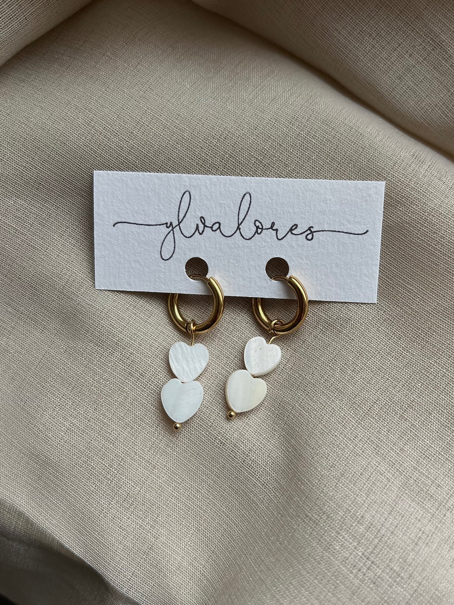 Ohrring Double Heart