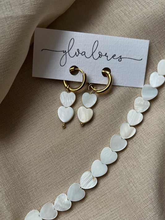 Ohrring Double Heart