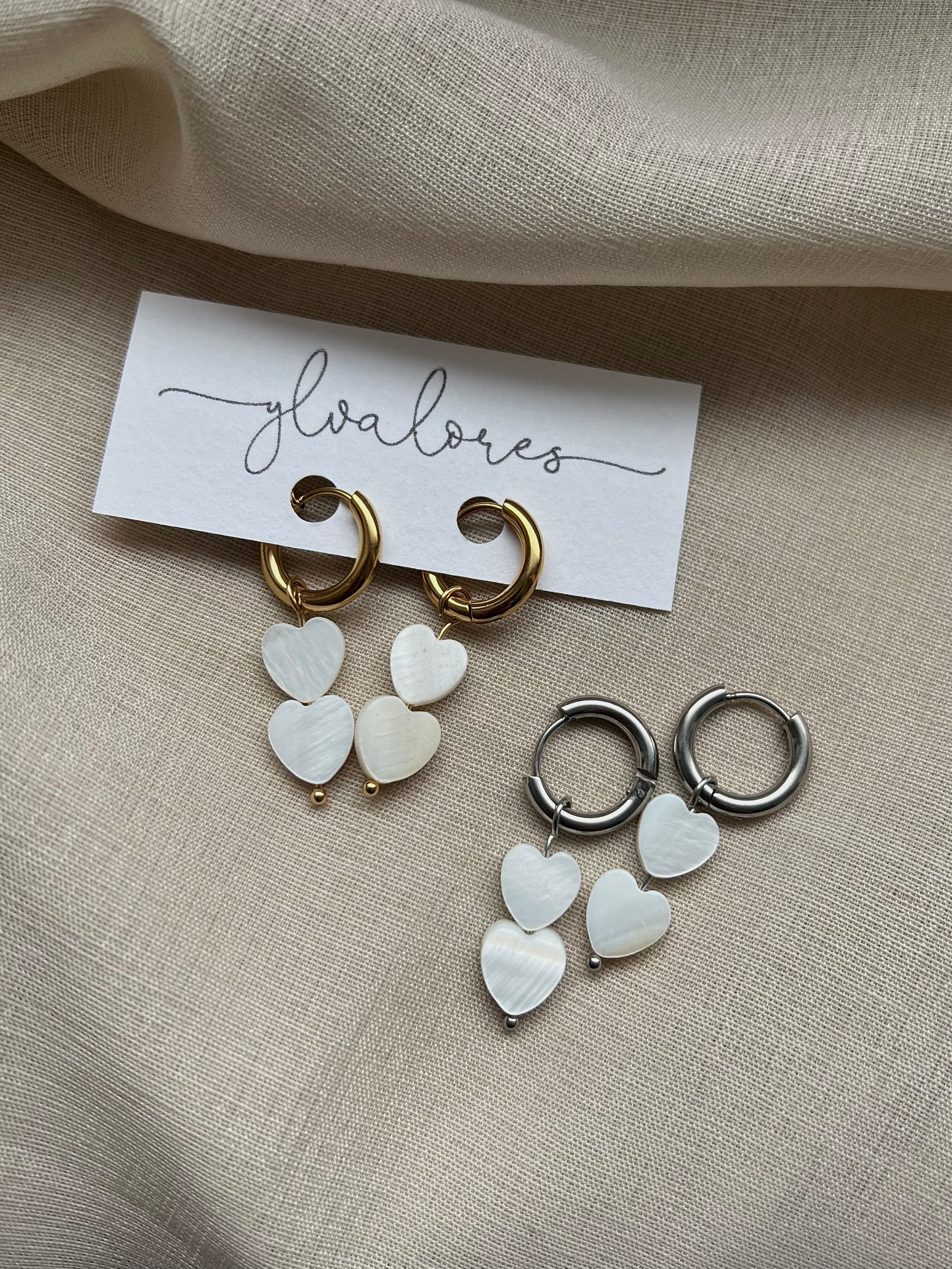 Ohrring Double Heart