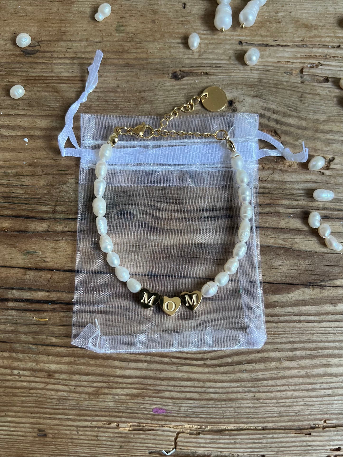 Filigranes Armband für Mütter, mit Liebe aus Hamburg