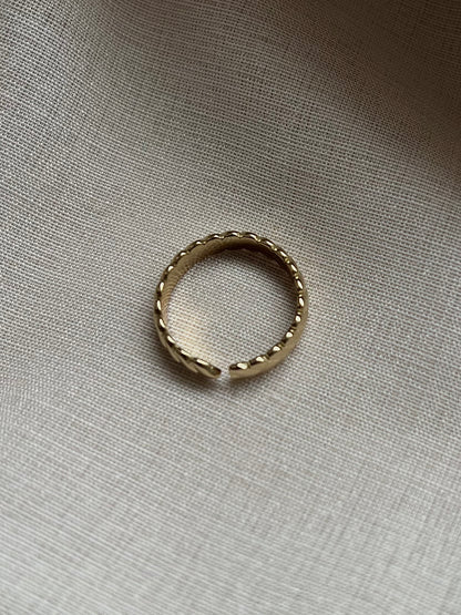 Wasserfester Ring aus Edelstahl, langlebiger Geschenk fuer sie
